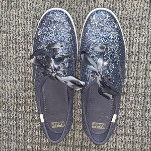 Sparkly Navy Kate Spade x Keds